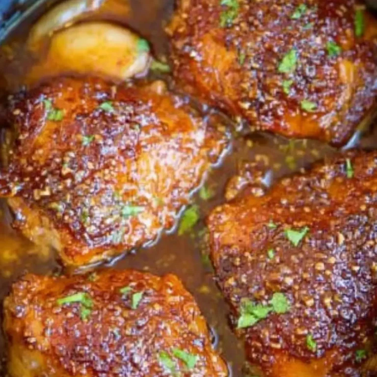 Slow Cooker Brown Sugar Garlic Chicken