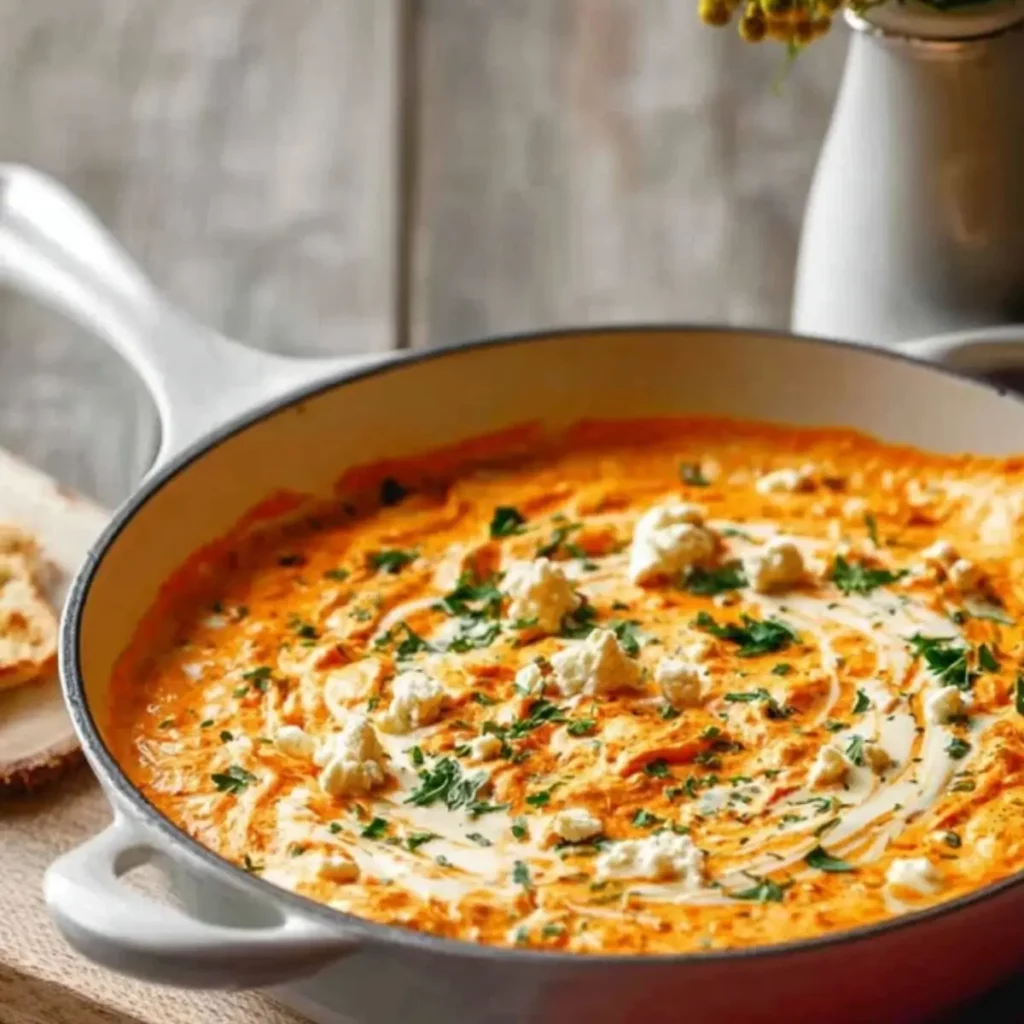 Stovetop Buffalo Chicken Dip