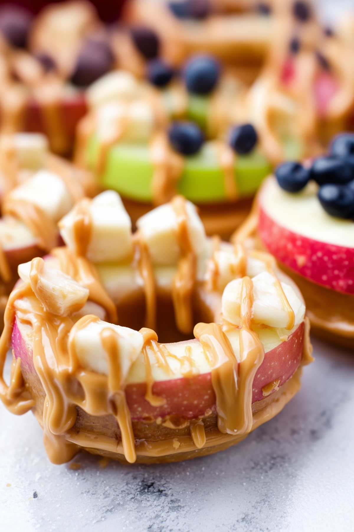 Donut Apples with Peanut Butter – Healthy Snack Recipe