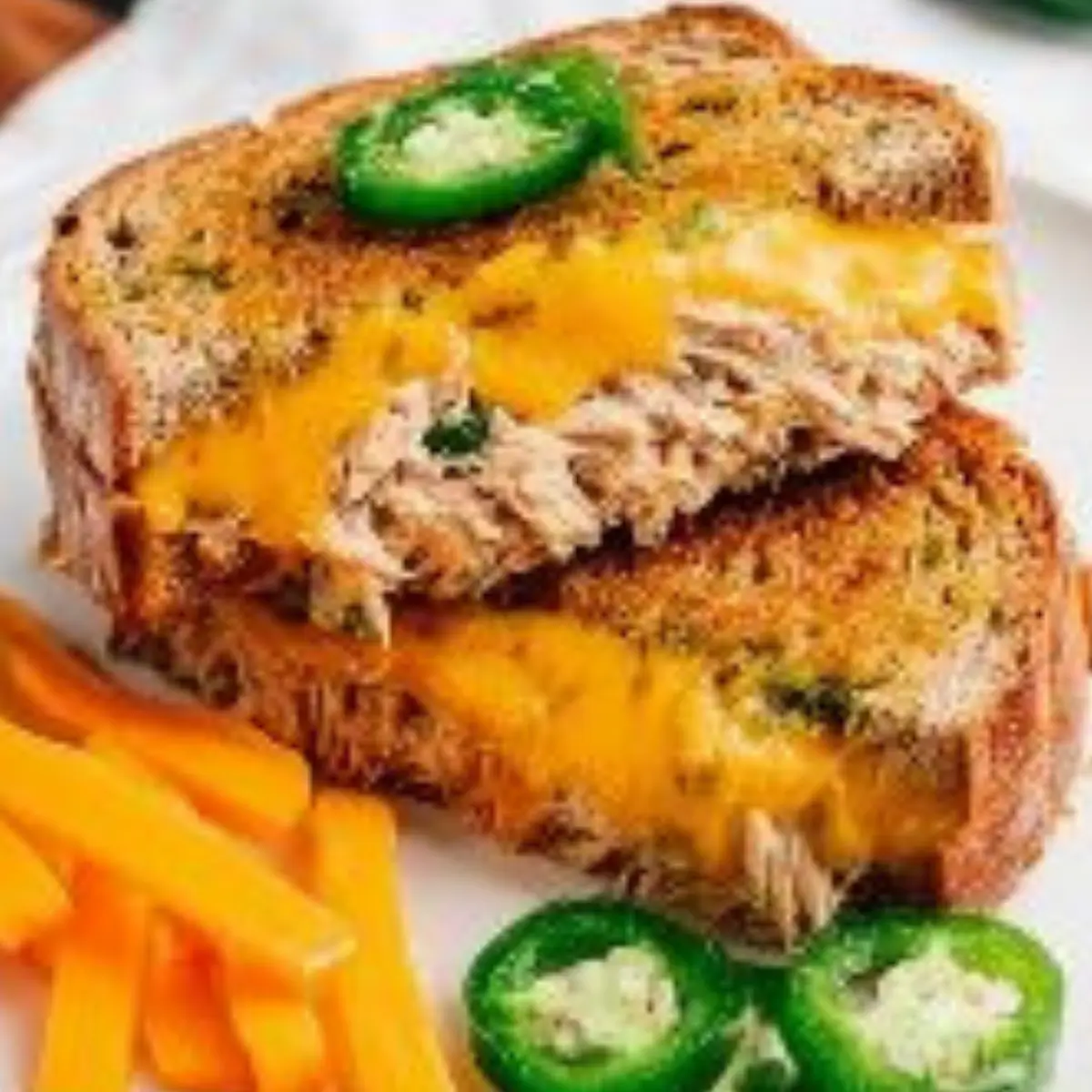 Spicy Jalapeño Cheddar Tuna Melt
