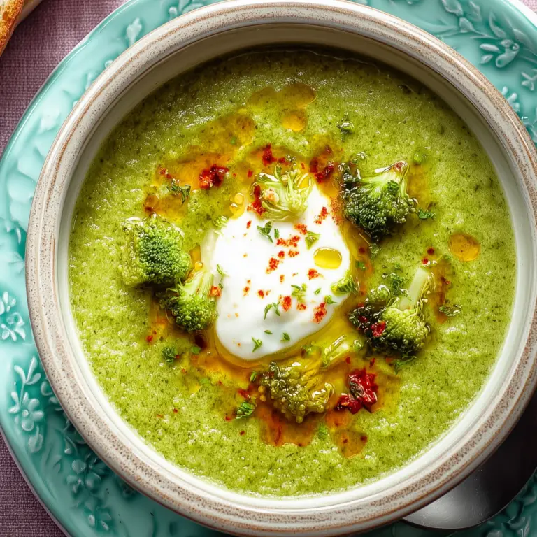 Broccoli Soup Easy Creamy Comfort Recipe